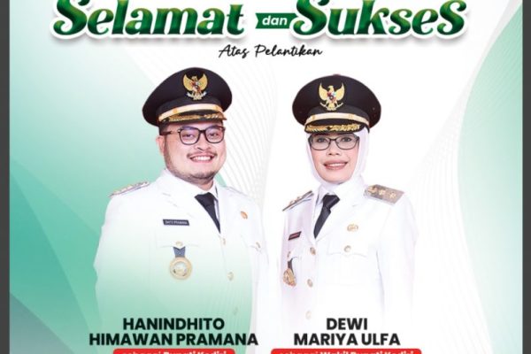 Bupati dan Wakil Bupati Kediri Periode 2025-2030
